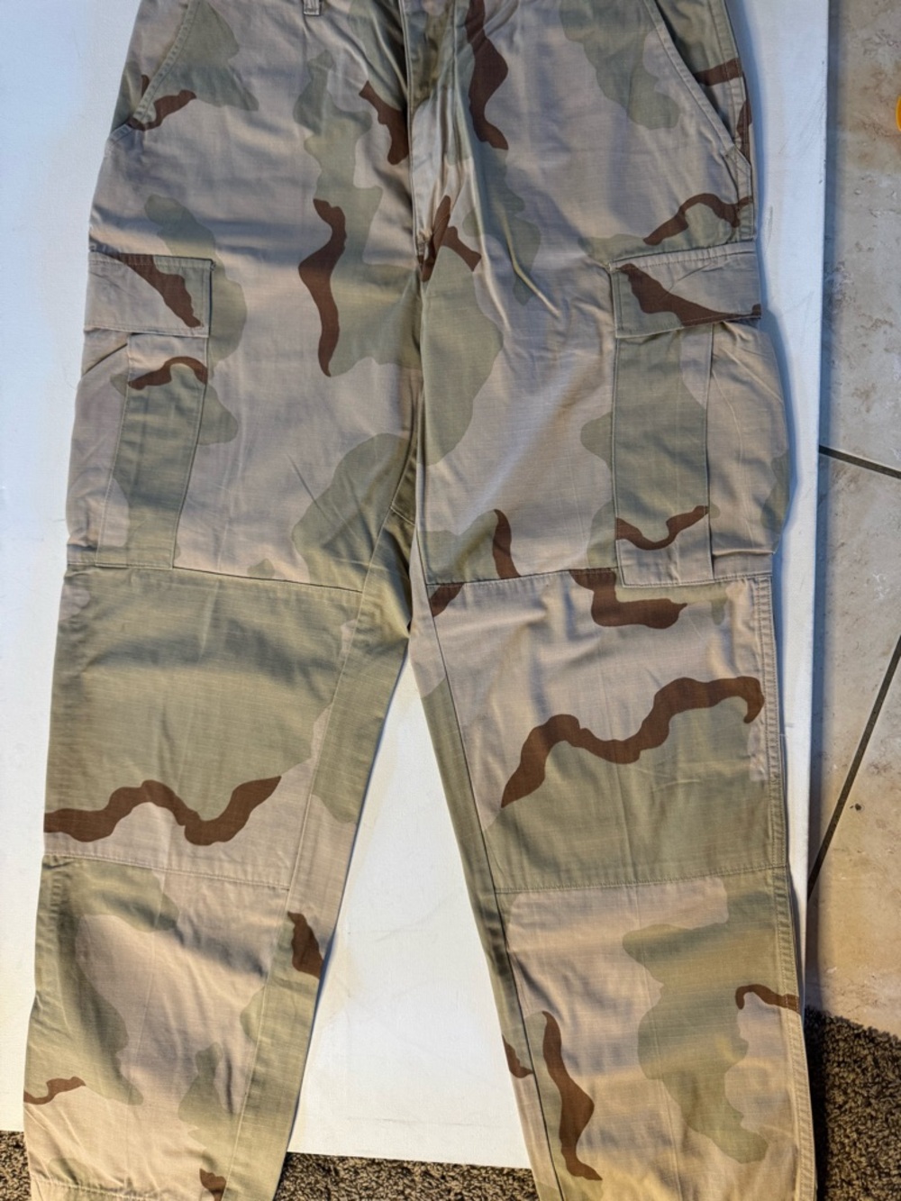 Men's Camouflage Cargo Pants - Desert Camo